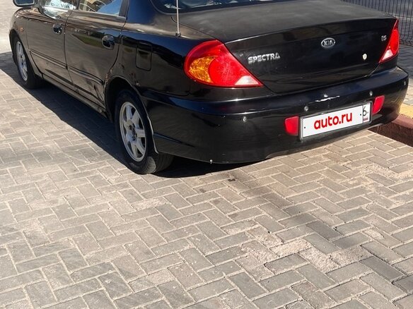 2008 Kia Spectra I Рестайлинг 2, чёрный, 240000 рублей - вид 5