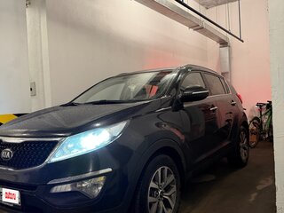 2014 Kia Sportage III Рестайлинг, чёрный, 1380000 рублей, вид 3