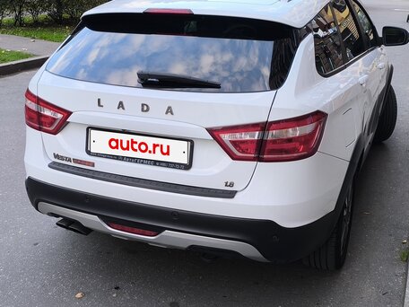 2018 Lada (ВАЗ) Vesta SW Cross I, белый, 870000 рублей, вид 3