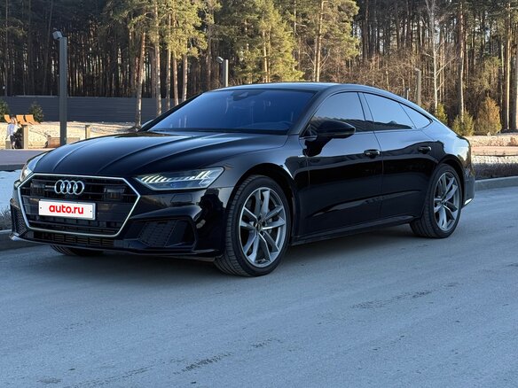2020 Audi A7 55 TFSI II (4K), чёрный, 5699999 рублей