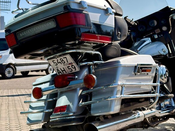 2003 Harley-Davidson Electra Glide, серебристый, 690000 рублей - вид 9
