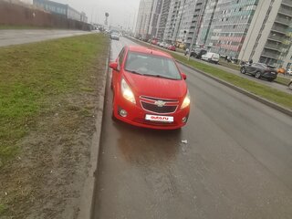 2011 Chevrolet Spark III, красный, 450000 рублей, вид 3