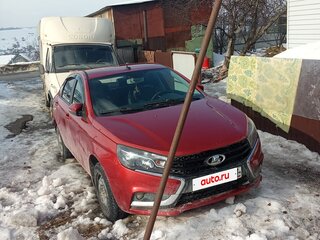 2016 Lada (ВАЗ) Vesta I, красный, 650000 рублей, вид 4