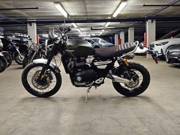 2020 Triumph Scrambler, зелёный, 1153134 рублей - вид 3