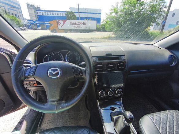 2007 Mazda 6 I (GG) Рестайлинг, серебристый, 379999 рублей - вид 5