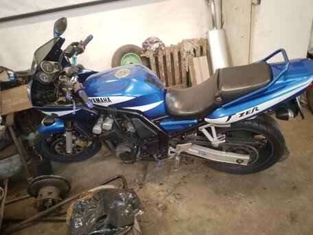 1997 Yamaha FZ400, синий, 240000 рублей, вид 1
