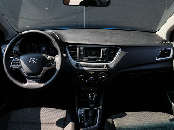 2017 Hyundai Solaris II, синий - вид 9
