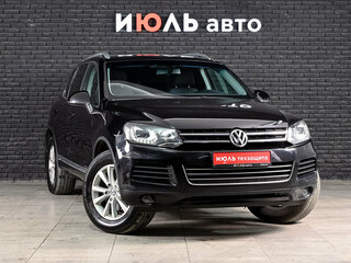 2011 Volkswagen Touareg II, чёрный, 1570000 рублей, вид 3