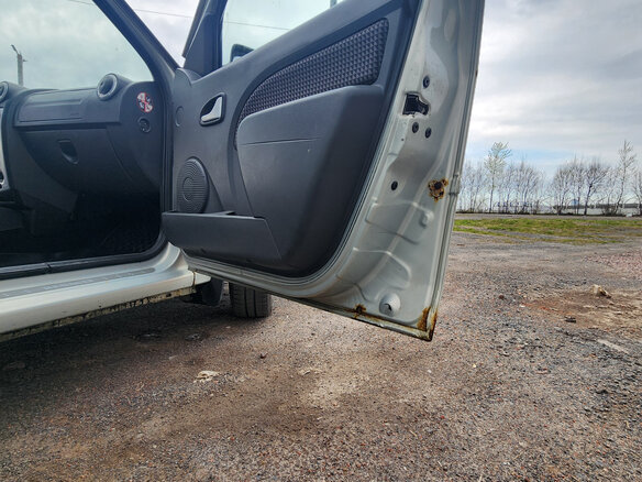 2007 Renault Logan I, серебристый, 420000 рублей - вид 19