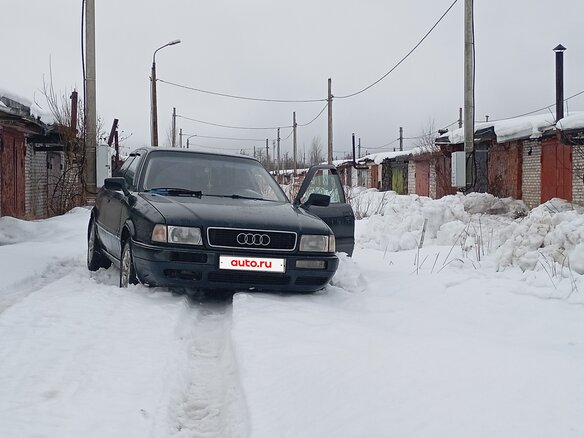 1992 Audi 80 V (B4), зелёный - вид 4