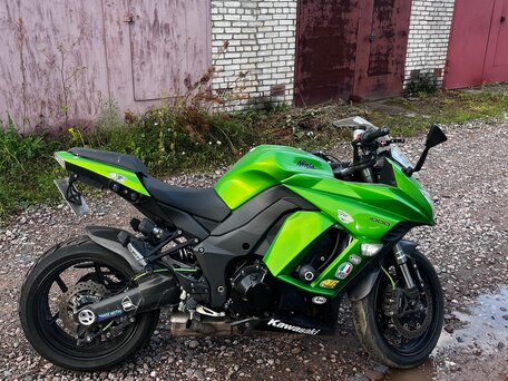 2014 Kawasaki Z 1000SX, зелёный, 650000 рублей, вид 3