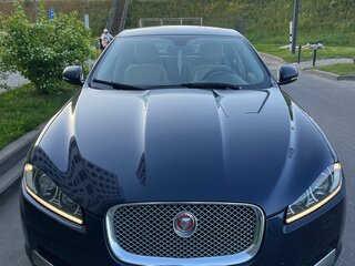 2014 Jaguar XF I Рестайлинг, синий, 1205000 рублей, вид 3
