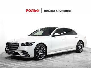 2021 Mercedes-Benz S-Класс 450 Long 4MATIC VII (W223), белый, 8200000 рублей, вид 1