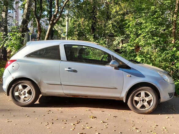 2007 Opel Corsa D, синий - вид 3