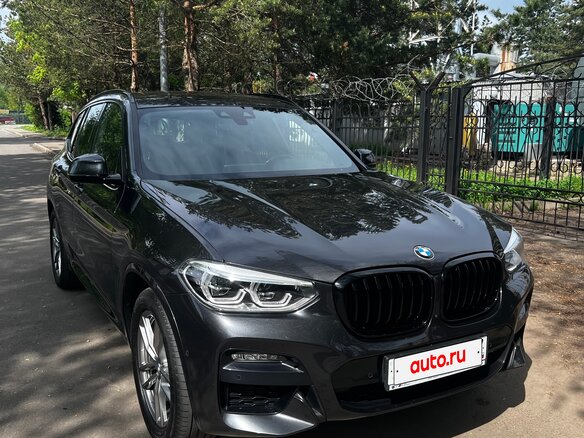 2021 BMW X3 20d xDrive III (G01), серый - вид 2