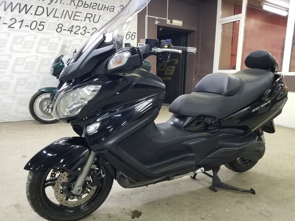 2013 Suzuki Burgman (SkyWave) 650, чёрный, 575000 рублей - вид 13