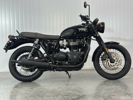 2017 Triumph Bonneville T120, чёрный, 879000 рублей, вид 4