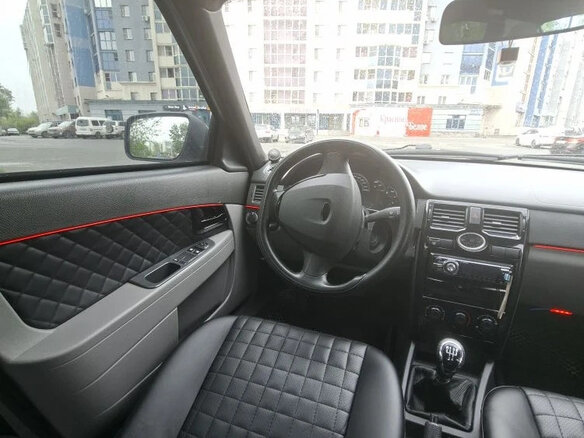 2008 Lada (ВАЗ) Priora I, серебристый, 280000 рублей - вид 6