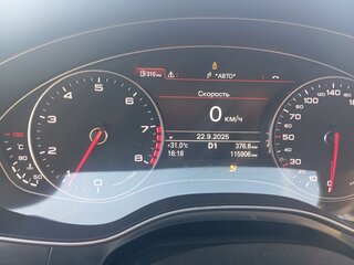 2013 Audi A6 IV (C7), чёрный, 1000000 рублей, вид 3