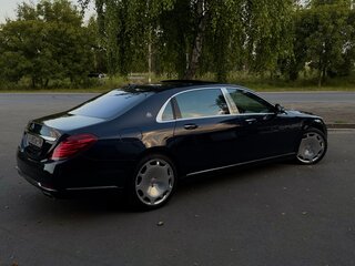 2015 Mercedes-Benz Maybach S-Класс 500 I (X222), синий, 3400000 рублей, вид 3