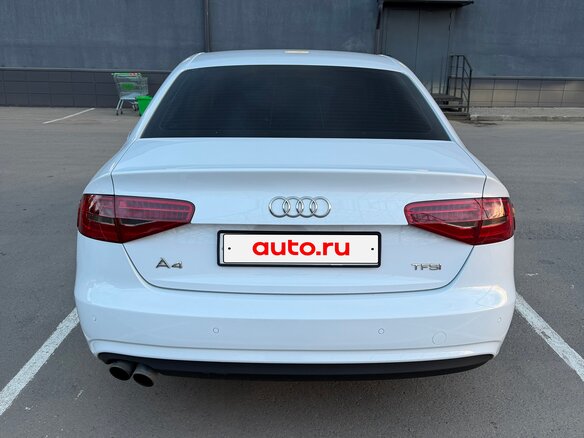 2015 Audi A4 IV (B8) Рестайлинг, белый, 1200000 рублей - вид 5