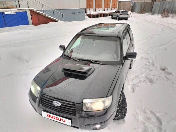 2007 Subaru Forester II Рестайлинг, чёрный, 990000 рублей - вид 1