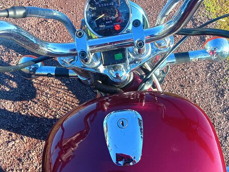 1990 Suzuki Intruder VS 750, красный, 280000 рублей, вид 5