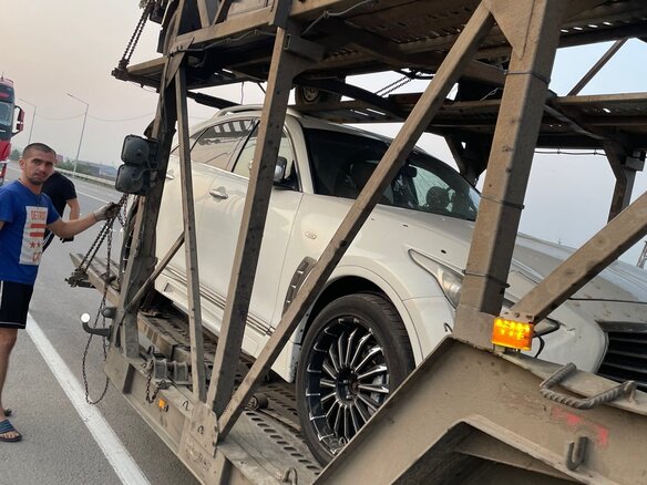 2008 Infiniti FX50 II (S51), белый, 1650000 рублей - вид 7