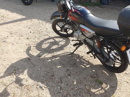 2019 Bajaj Boxer BM 125, чёрный, 110000 рублей, вид 4