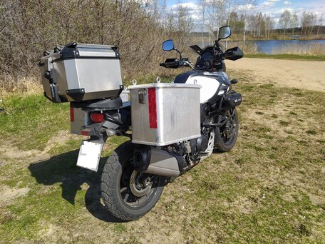2015 Suzuki V-Strom 1000, белый, 600000 рублей, вид 4