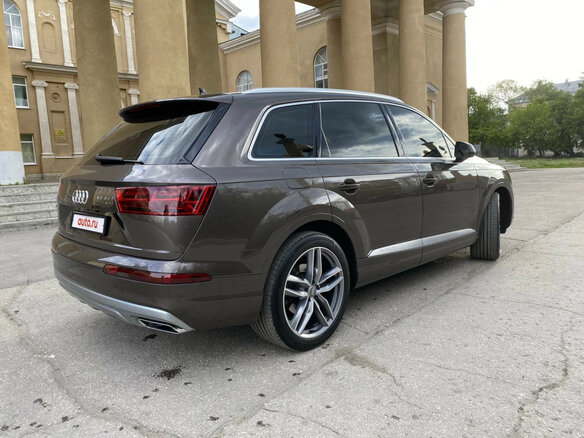 2016 Audi Q7 II (4M), коричневый, 3850000 рублей - вид 6