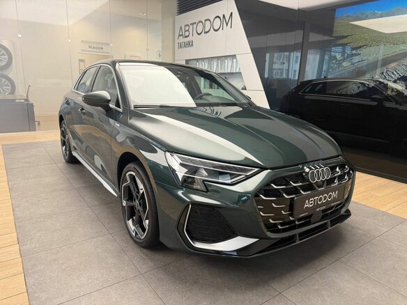 2026 Audi A3 Sportback 35 TFSI IV (8Y) Рестайлинг, зелёный, 4050000 рублей - вид 1