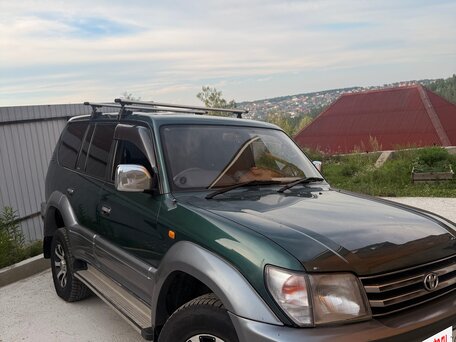 1996 Toyota Land Cruiser Prado 90 Series, зелёный, 1450000 рублей, вид 2