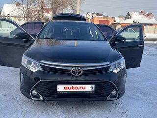 2016 Toyota Camry VII (XV50) Рестайлинг, чёрный, 2500000 рублей, вид 1