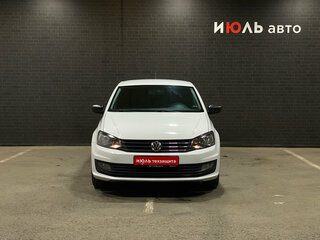 2016 Volkswagen Polo V Рестайлинг, белый, 1140000 рублей, вид 2