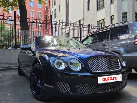 2008 Bentley Continental Flying Spur Speed, чёрный, 1850000 рублей, вид 5