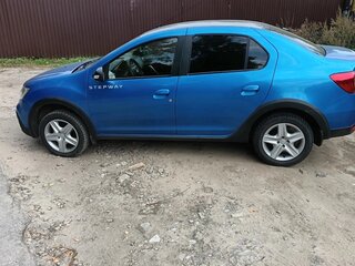 2019 Renault Logan Stepway II Рестайлинг, синий, 550000 рублей, вид 2