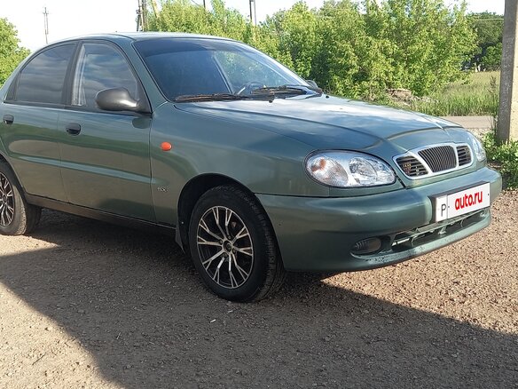 2007 Chevrolet Lanos I, зелёный, 180000 рублей