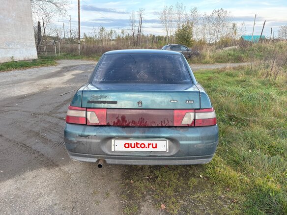 1998 Lada (ВАЗ) 2110, зелёный - вид 3
