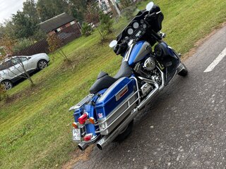 2009 Harley-Davidson Electra Glide, синий, 690000 рублей, вид 2