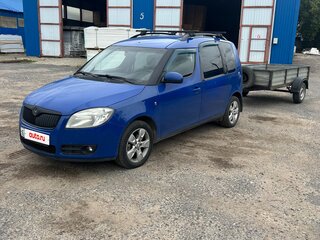 2008 Skoda Roomster I, синий, 360000 рублей, вид 5