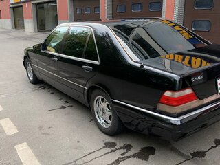 1998 Mercedes-Benz S-Класс 500 Long III (W140) Рестайлинг, чёрный, 1000000 рублей, вид 5