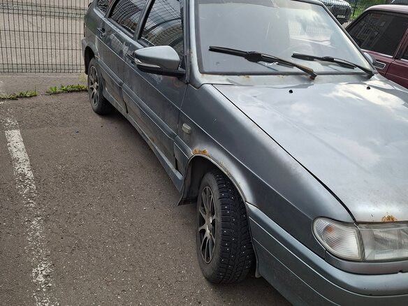 2007 Lada (ВАЗ) 2114, серый - вид 1