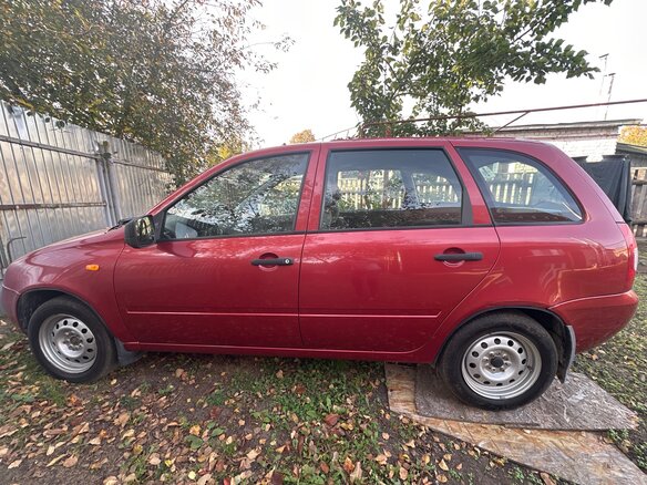 2010 Lada (ВАЗ) Kalina I, красный, 315000 рублей - вид 3