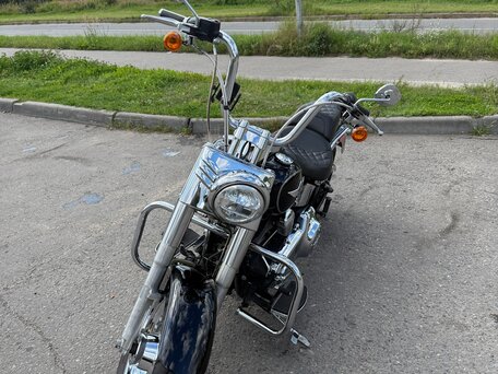 2013 Harley-Davidson Fat Boy, чёрный, 1200000 рублей, вид 3
