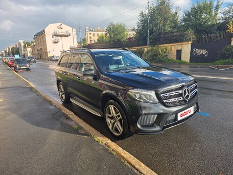 2018 Mercedes-Benz GLS 350 d I (X166), чёрный, 5500000 рублей, вид 3
