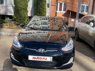2011 Hyundai Solaris I, чёрный, 900000 рублей, вид 2