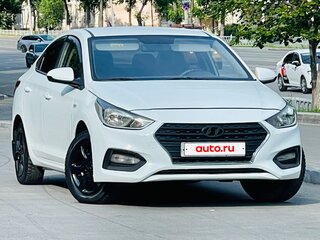 2018 Hyundai Solaris II, белый, 599000 рублей, вид 1
