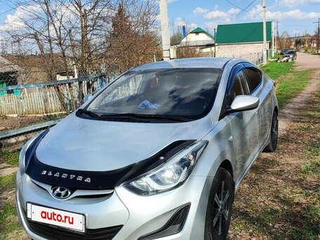 2014 Hyundai Elantra V (MD) Рестайлинг, серебристый, 950000 рублей, вид 2