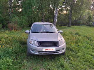 2013 Lada (ВАЗ) Granta I, серебристый, 430000 рублей, вид 3